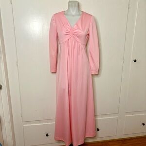 Vintage 70s/80s Pink Yellow Orange Funky Woven Braided Double O Ring Belt